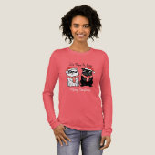 Coole Kersthonden Sinterklaashoed Sjaal Tri-Blend Shirt (Voorkant)
