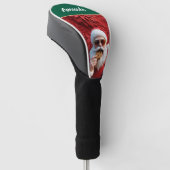Coole Kerstman Golfheadcover (Schuin)