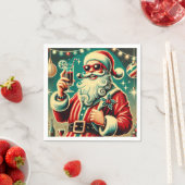 Coole Kerstman Grappige Kerstmis Servet (Insitu)