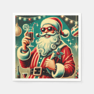 Coole Kerstman Grappige Kerstmis  Servet