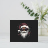 Coole Kerstman met zonnebril Kerstmis (Staand voorkant)
