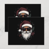 Coole Kerstman met zonnebril Kerstmis (Voorkant / Achterkant)