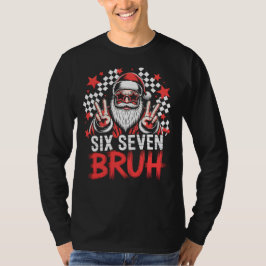 Coole Kerstman met zonnebril - Six Seven BRUH T-shirt