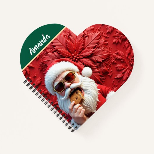 Coole Kerstman Notitieboek (Voorkant)