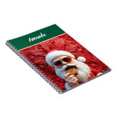 Coole Kerstman Notitieboek (Rechterzijde)