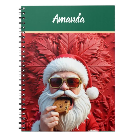 Coole Kerstman Notitieboek (Voorkant)