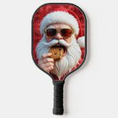 Coole Kerstman Pickleball Paddle (Achterkant)