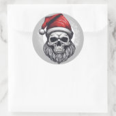 Coole Kerstman Ronde Sticker (Tas)