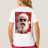 Coole Kerstman T-shirt (Achterkant)