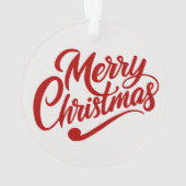 Coole Kerstman Vakantie met Kerstmis 🎅 Ornament (achterkant)