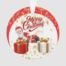 Coole Kerstman Vakantie met Kerstmis 🎅 Ornament
