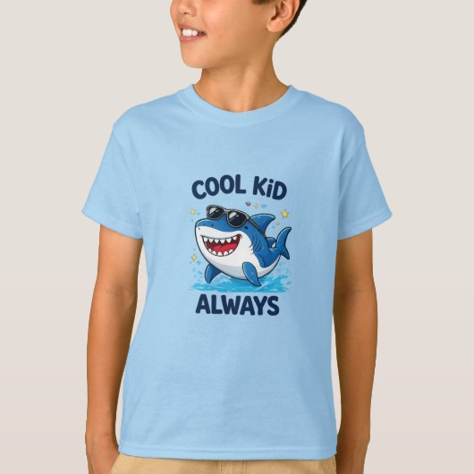 Coole Kid Haai T-shirt (Voorkant)