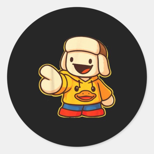 Coole Kids Grote H 2025 Ronde Sticker (Voorkant)
