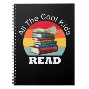 Coole Kids Lezen Boek Lezer Grappige Boekenwurm Notitieboek