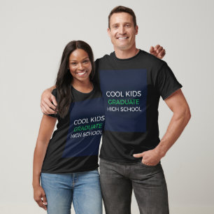 Coole Kids Slagen T-shirt voor eindexamen middel