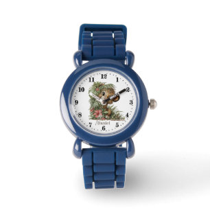 Coole kids unisex leeuw voeg naam toe horloge