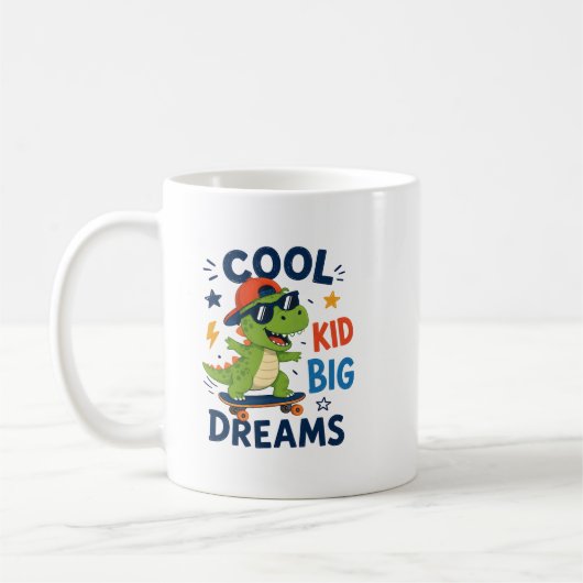 COOLE KIND GROOTE DROMEN KOFFIEMOK (Links)