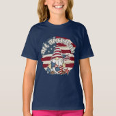coole kinder alle Amerikaanse gnoompatriottische j T-shirt (Voorkant)