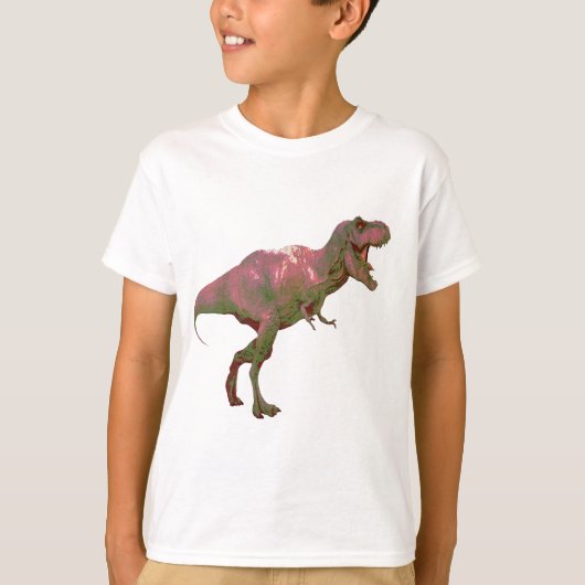 coole kinder T-Rex dinosaur grafische T-shirt (Voorkant)
