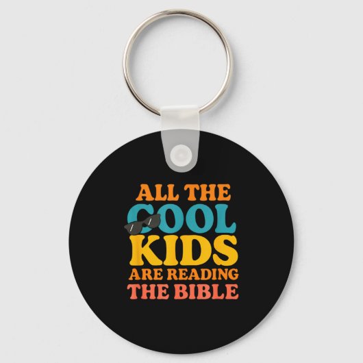 Coole kinderen lezen de Bijbel Sleutelhanger (Voorkant)
