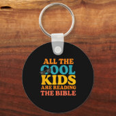 Coole kinderen lezen de Bijbel Sleutelhanger (Voorkant)