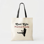 Coole kinderen oefenen karate tote bag (Voorkant)