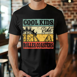 Coole kinderen rijden in achtbanen Funny Coaster T T-shirt