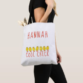 Coole kip met naam tote bag (Dichtbij)
