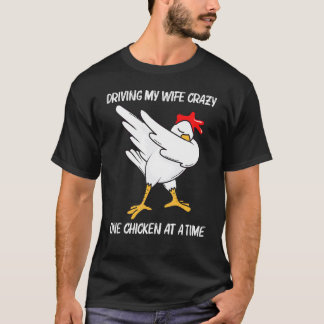 Coole Kip Voor Mannen Vader Dabbing Gedomesticeerd T-shirt