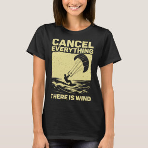 Coole Kitesurfing Kunst Voor Mannen Vrouwen Kite S T-shirt