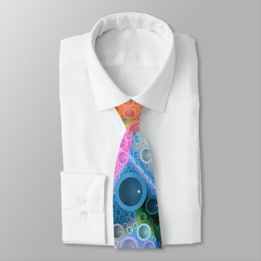 coole kleuren abstracte stropdas patroon (Gebonden)