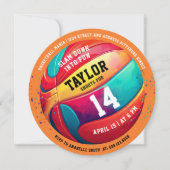 Coole kleurrijke sport All-Star basketbal verjaard Kaart (Voorkant)