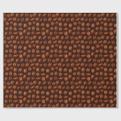 coole koffiebonenbetonpartij cadeaupapier (Vlak)