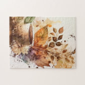 Coole koffieliefhebbers legpuzzel (Horizontaal)