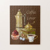 coole koffieliefhebbers voegen tekst toe puzzel (Verticaal)