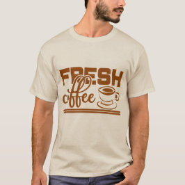 coole koffiewinkelwagentje t-shirt