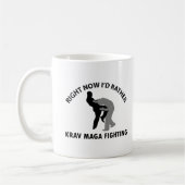 coole Krav maga-design Koffiemok (Links)
