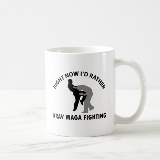 coole Krav maga-design Koffiemok (Rechts)