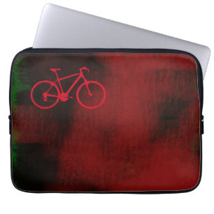 coole kunstmatige , stijlvolle fiets laptop sleeve