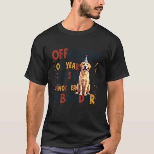 Coole Labrador Verjaardag Hond T-shirt (Voorkant)