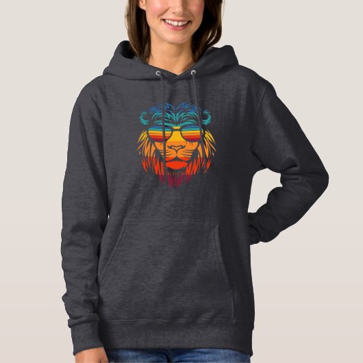 Coole Leeuw  Hoodie (Voorkant)