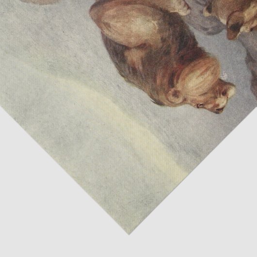 coole leeuw-liefhebbers ontcijferen liefhebbers tissuepapier (Detail)