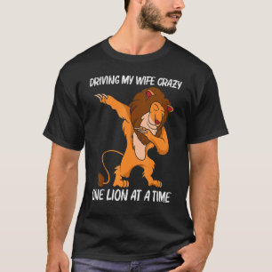 Coole Leeuw Voor Mannen Vader Jungle Safari Dier T-shirt