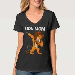 Coole Leeuw Voor Moeder Moeder Jungle Safari Dier T-shirt