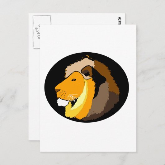 coole leeuwenkaarten en accessoires briefkaart (Voorkant / Achterkant)