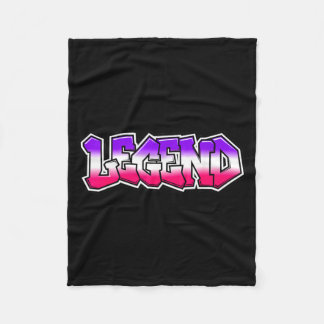 Coole Legende Graffiti Slogan Tekst Citaat Cadeau  Fleece Deken