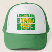 coole limonade stand baas woordkunst trucker pet (Voorkant)