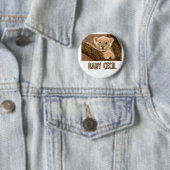 coole lion-design ronde button 5,7 cm (In situ)