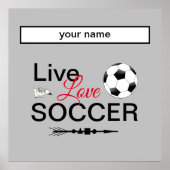 coole live-liefdessport voeg naam toe poster (Voorkant)