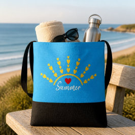 Coole Love (Hart) Zomer Tote Bag